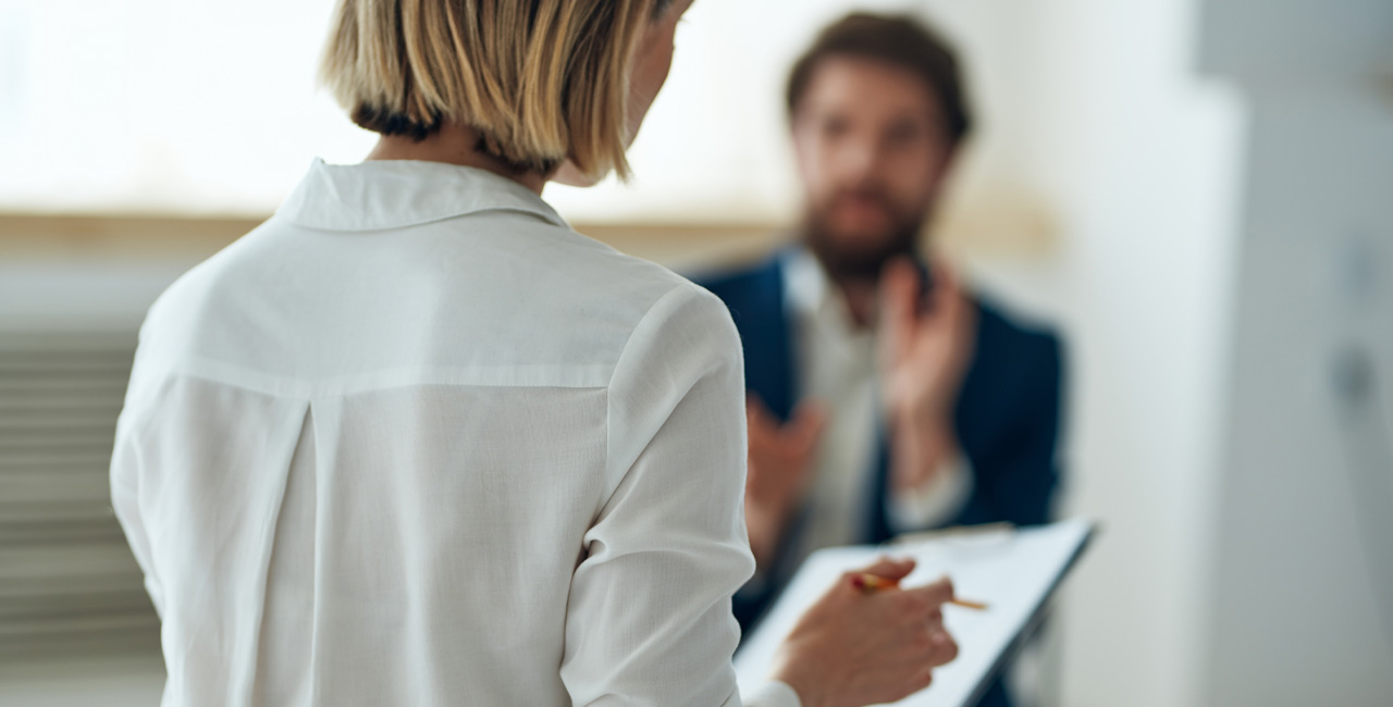 Female Psychologist with patient